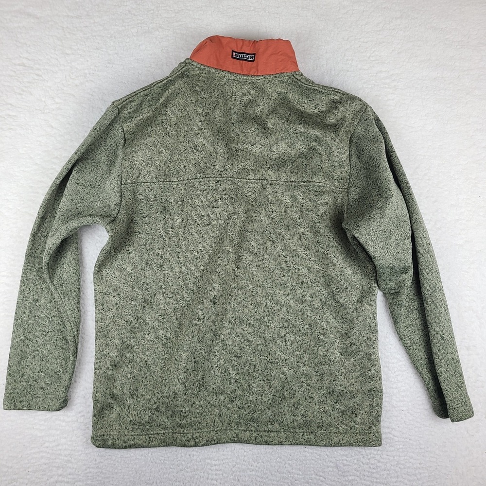Southern Marsh Sweater Mens Large Olive Green FieldTec Fleece Quarter Button - Picture 9 of 11